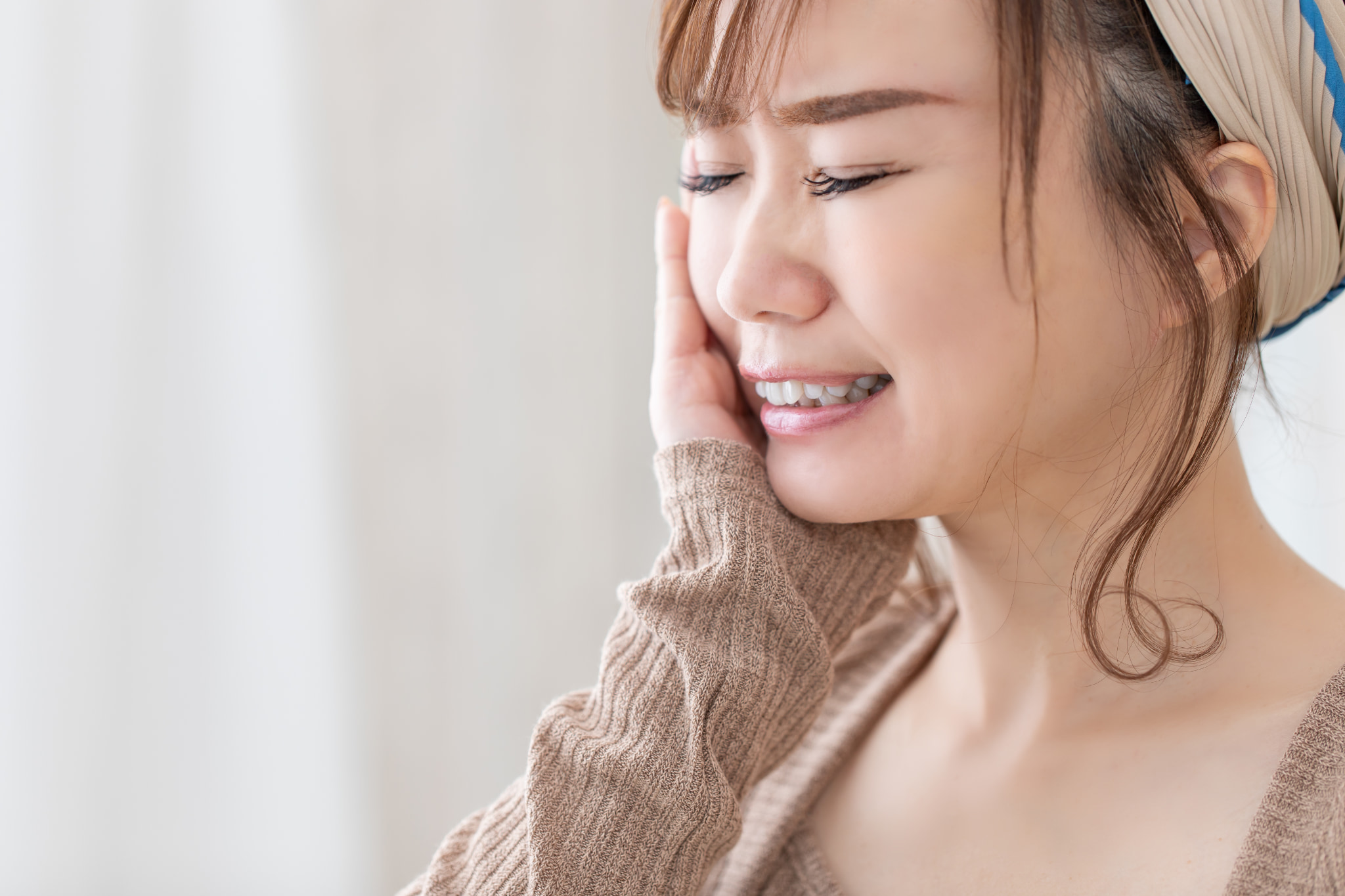 歯周病を患った女性