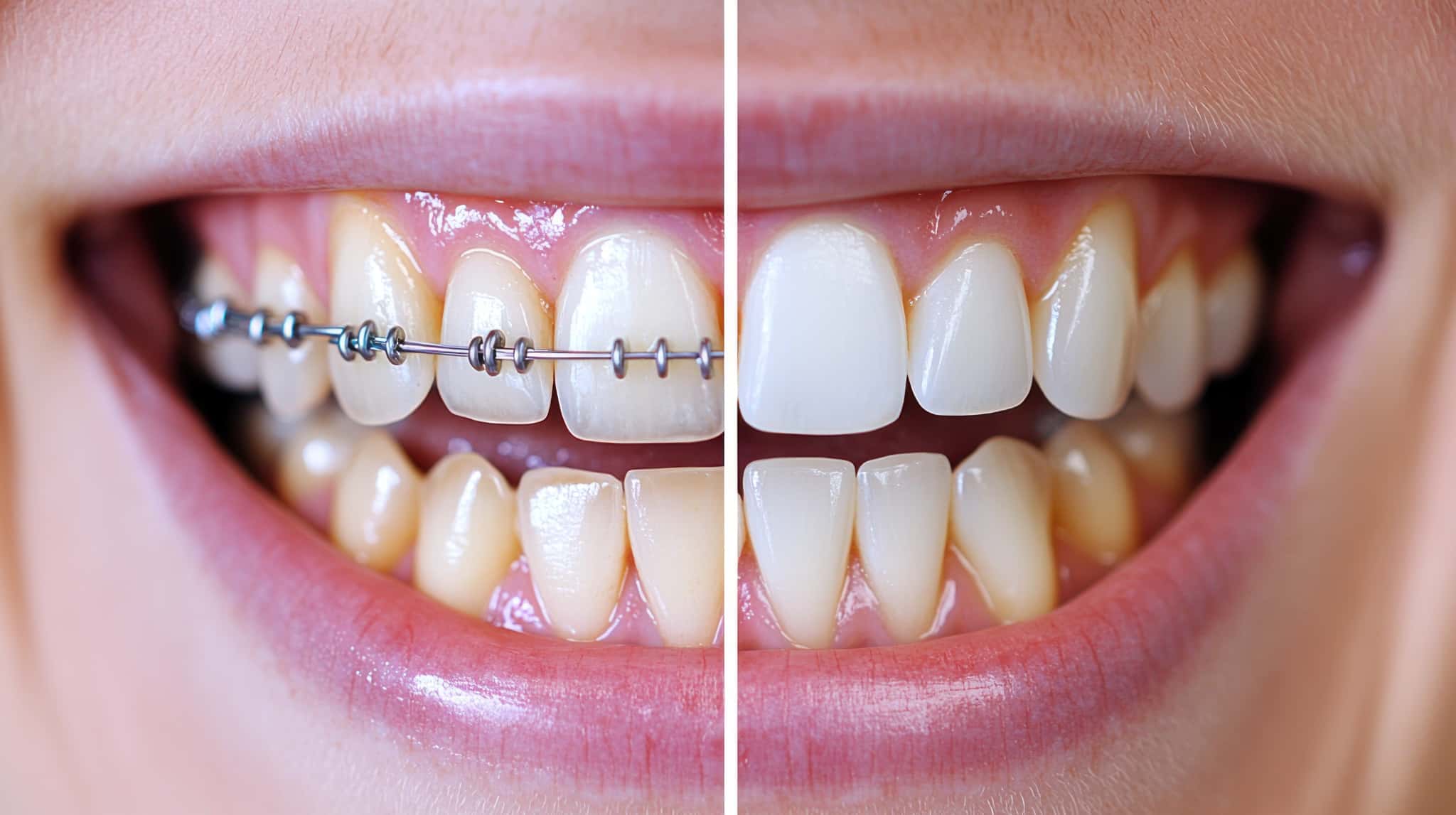 審美歯科治療の前後のイメージ