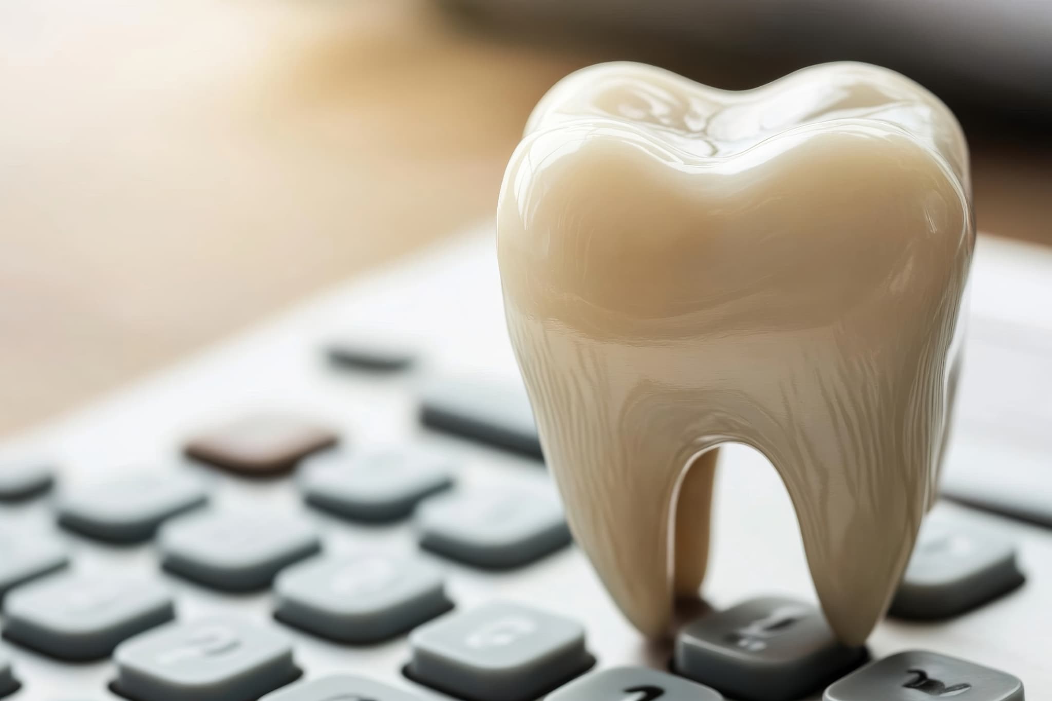 前歯2本に使用できるセラミックの素材と値段のイメージ