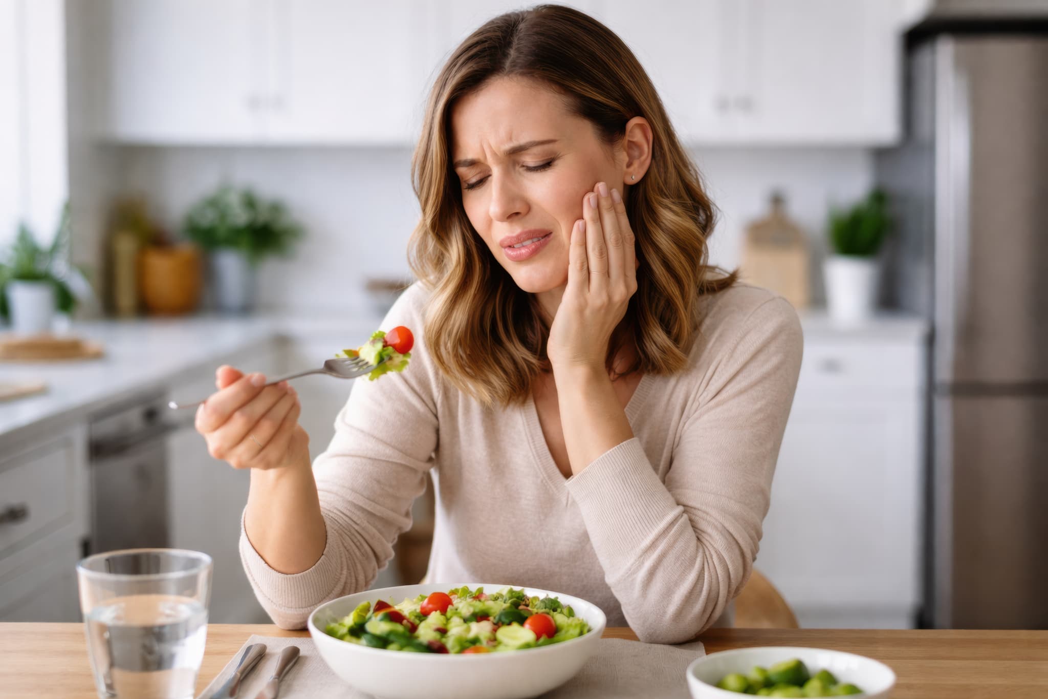 噛みづらさを感じる女性