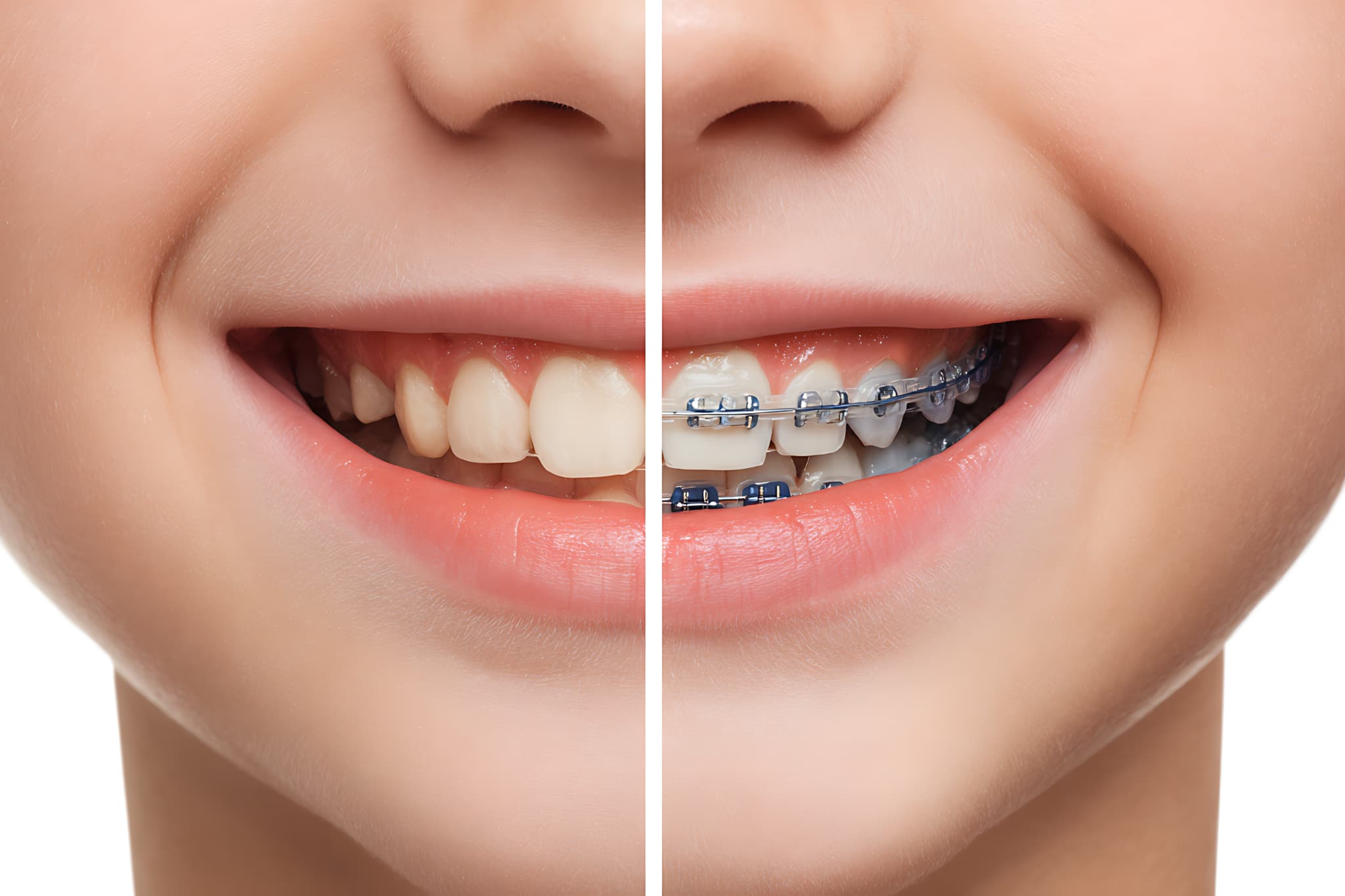 審美歯科の治療の前後のイメージ